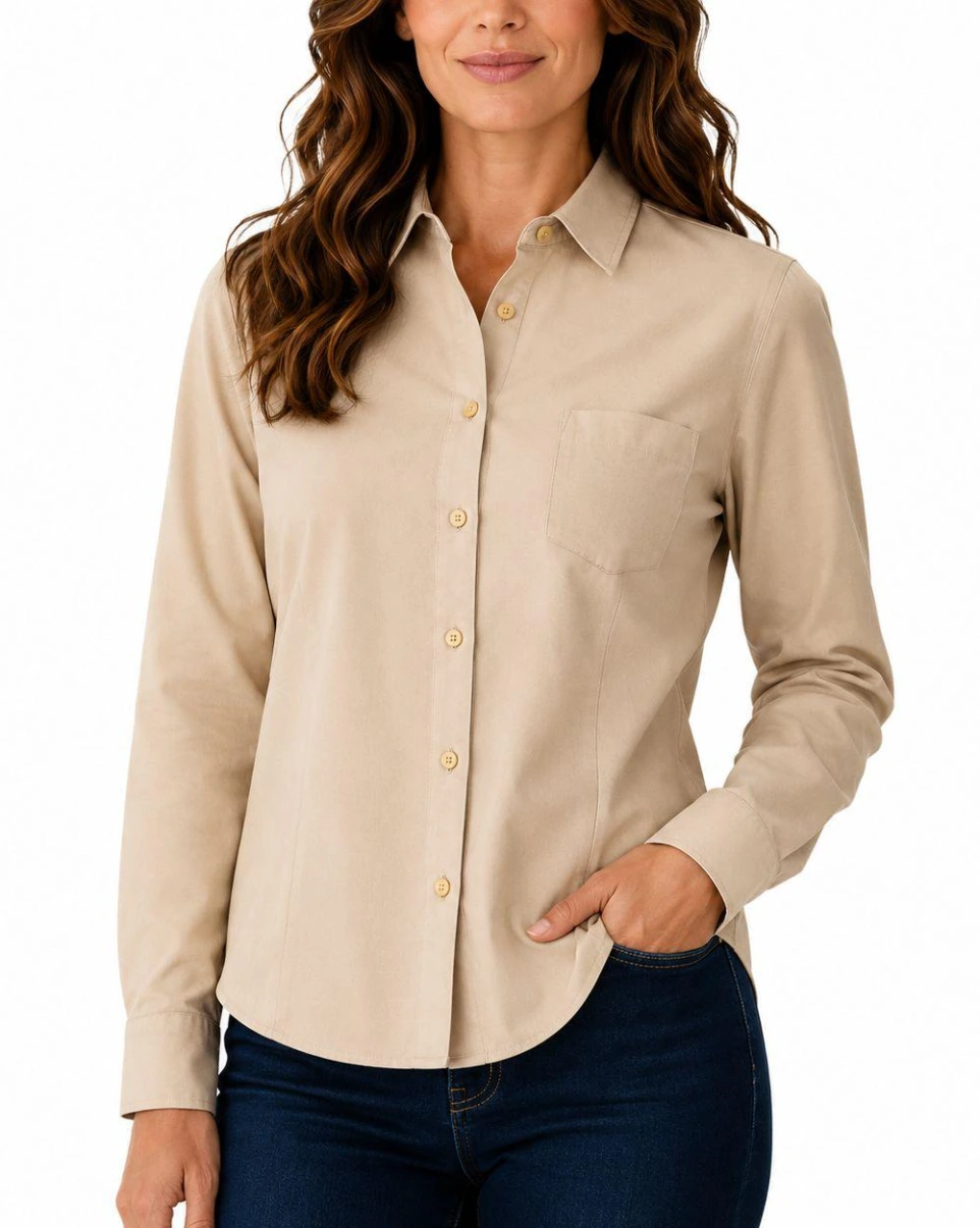 Blusa Gabardina para Dama - Kaki