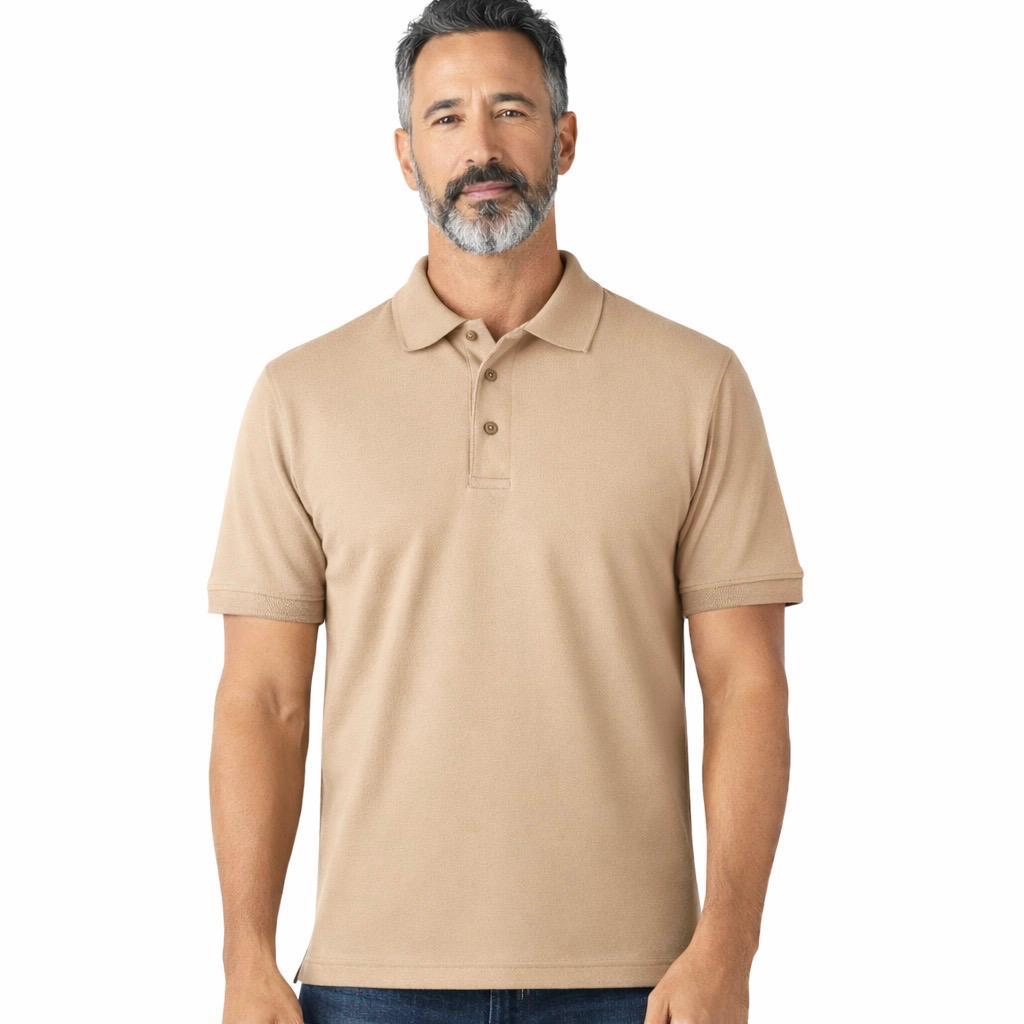 Polo para Caballero - Kaki