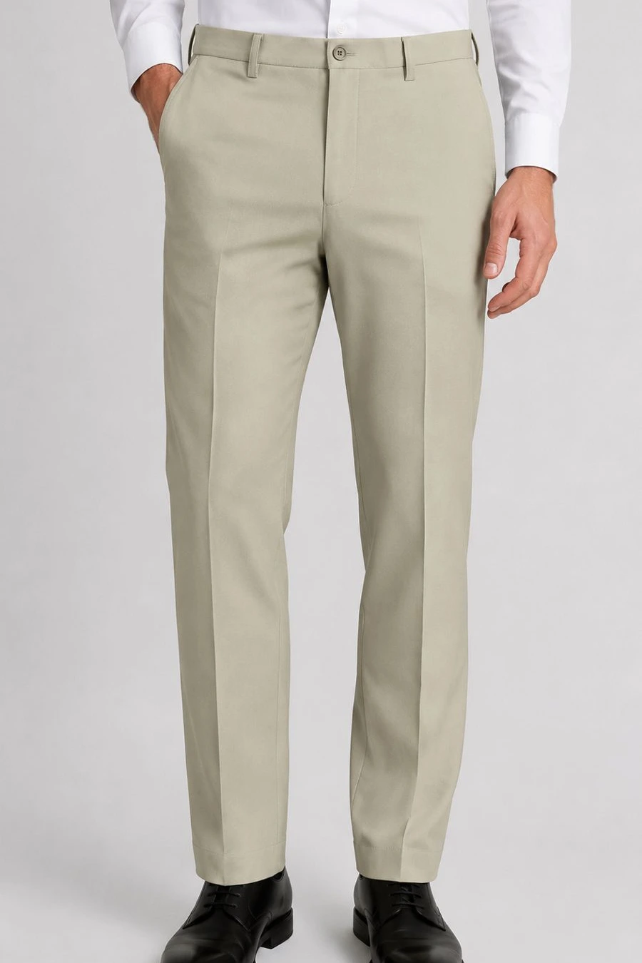 Pantalón Gabardina Tipo Docker para Caballero - Kaki