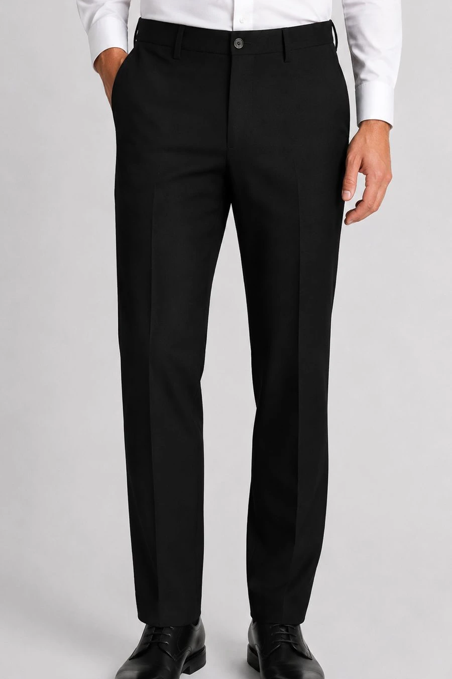 Pantalón Gabardina Tipo Docker para Caballero - Negro